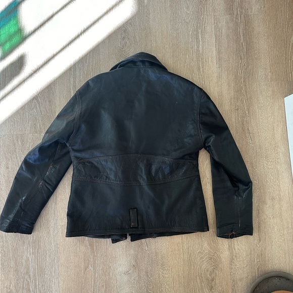 Vera pelle 🇮🇹🇮🇹🇮🇹made in Italy size large distressed, wonderful patina - Picture 3 of 11